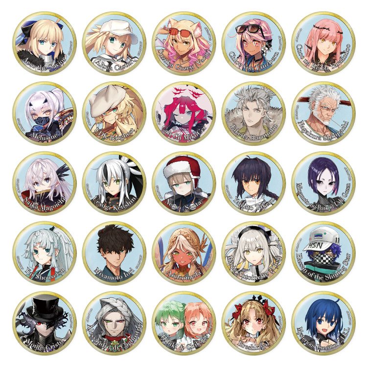 R*m様 fgo アスクレピオス 霊基缶バッジ 25点セット Fate/ Grand Order Fes. 2026 カルデア学園祭 ～11th Anniversary～